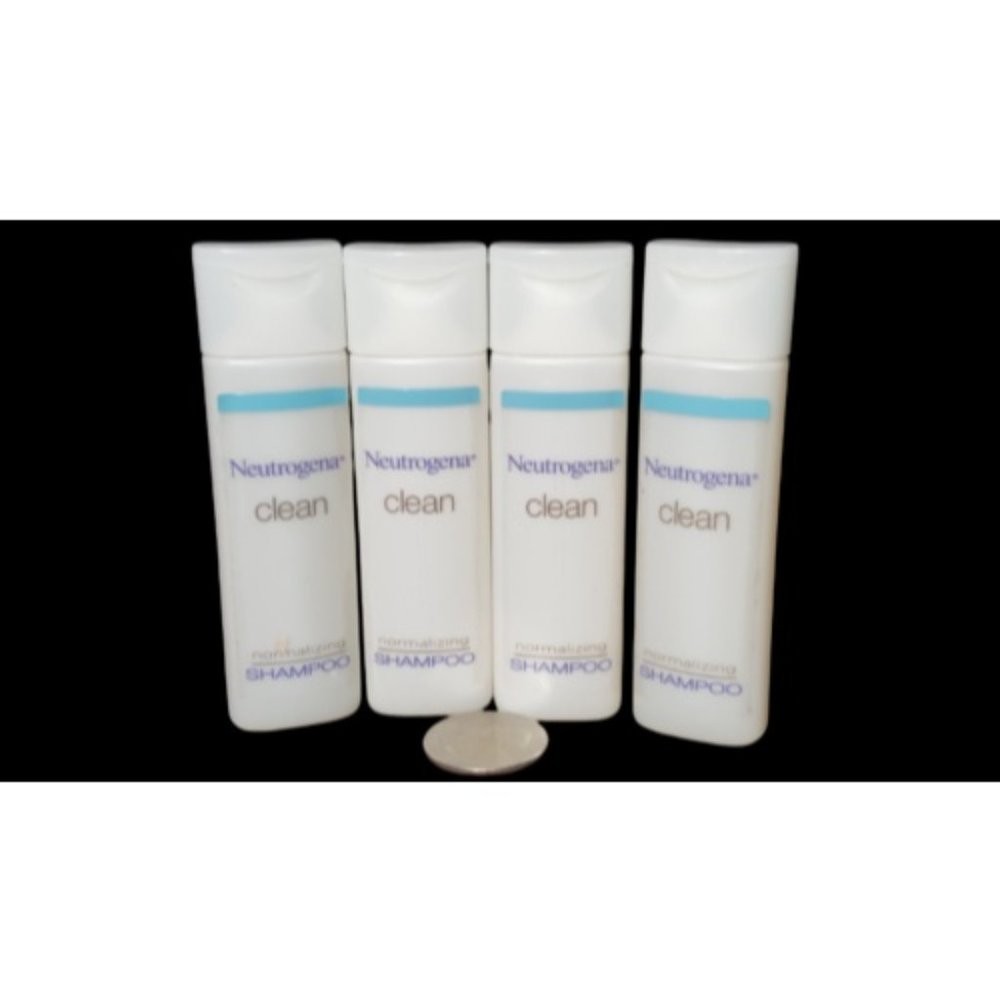 4x Neutrogena Clean Normalizing Shampoo Travel 24ml Hotel-Feeling at Home !